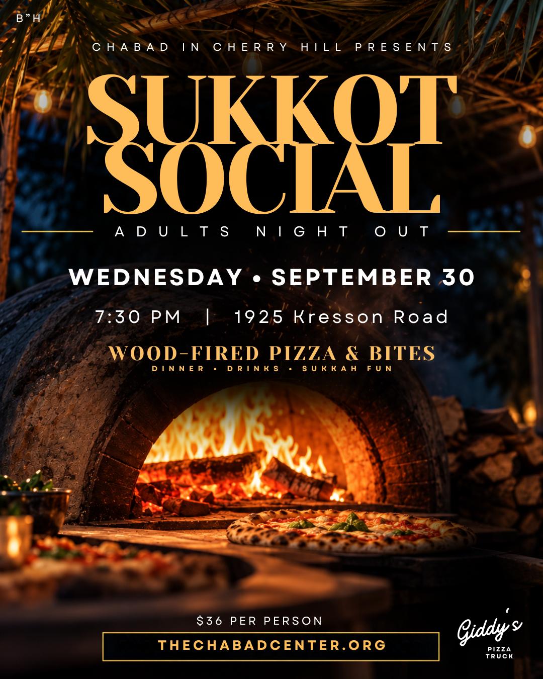 Sukkot Social: Adults Night Out